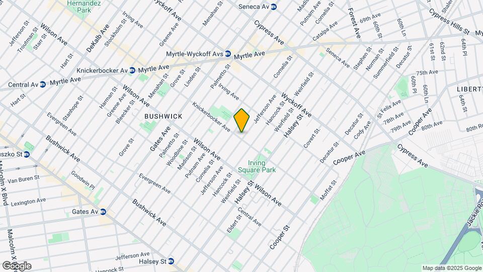 705 Knickerbocker Ave Map and Location Details