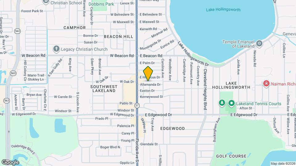 210 Allamanda Dr Map and Location Details