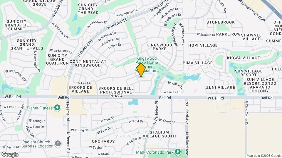 14994 W Bottle Tree Ave Mapa y Detalles de la Ubicación