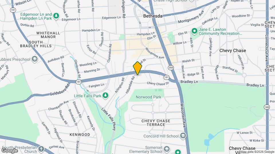 4930 Bradley Blvd Map and Location Details