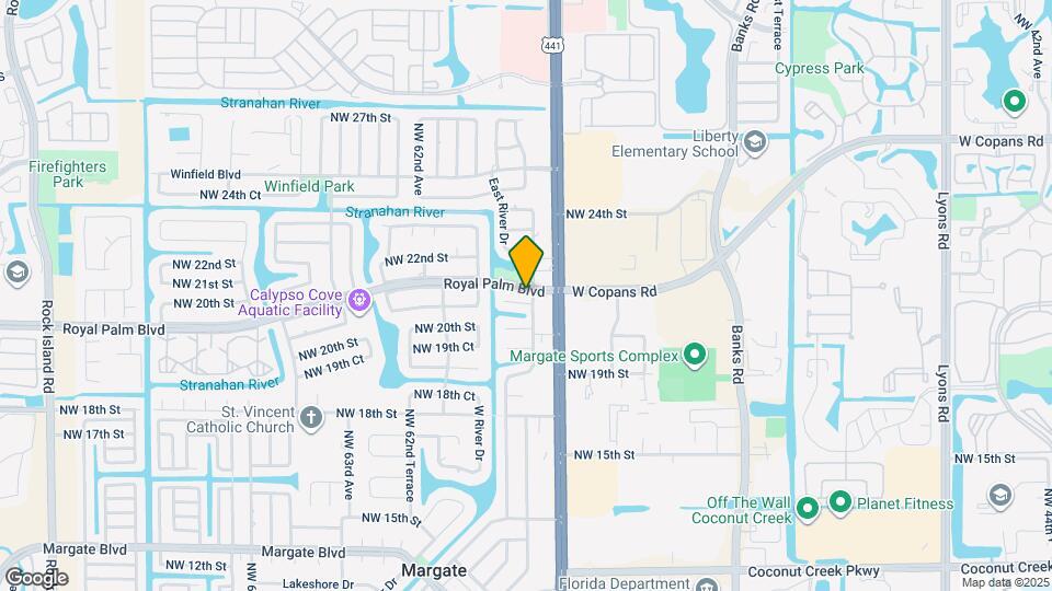 5801 Royal Palm Blvd Map and Location Details