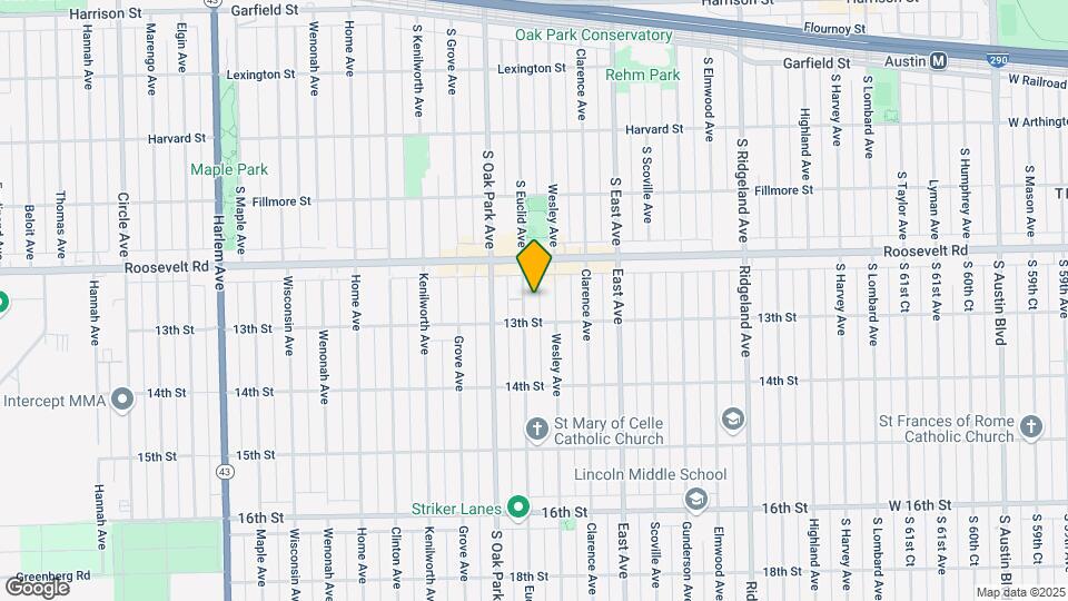 1233 Euclid Ave Map and Location Details