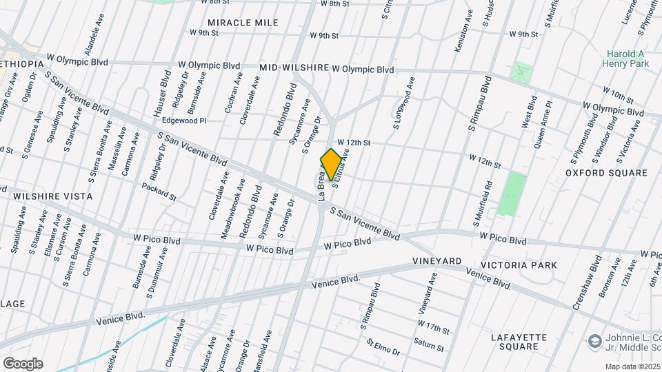 1269 S Citrus Ave Map and Location Details