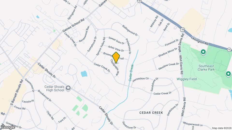 150 Chinquapin Way Map and Location Details