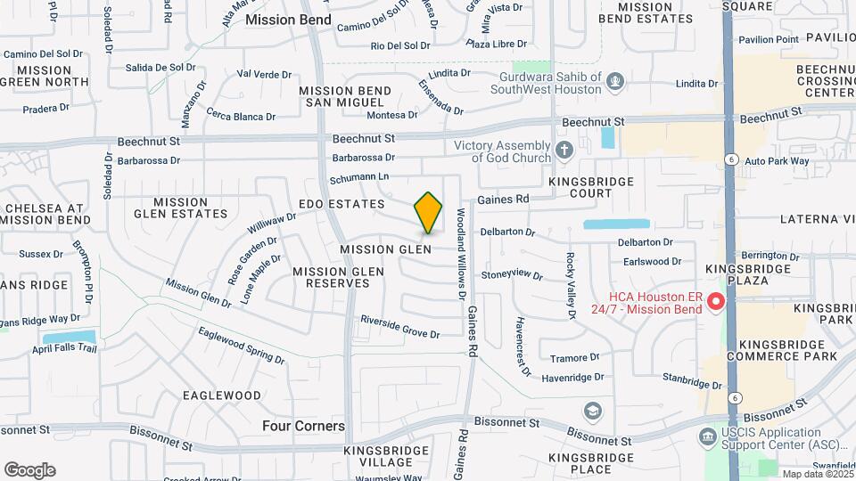 15418 Wildwood Lake Dr Map and Location Details