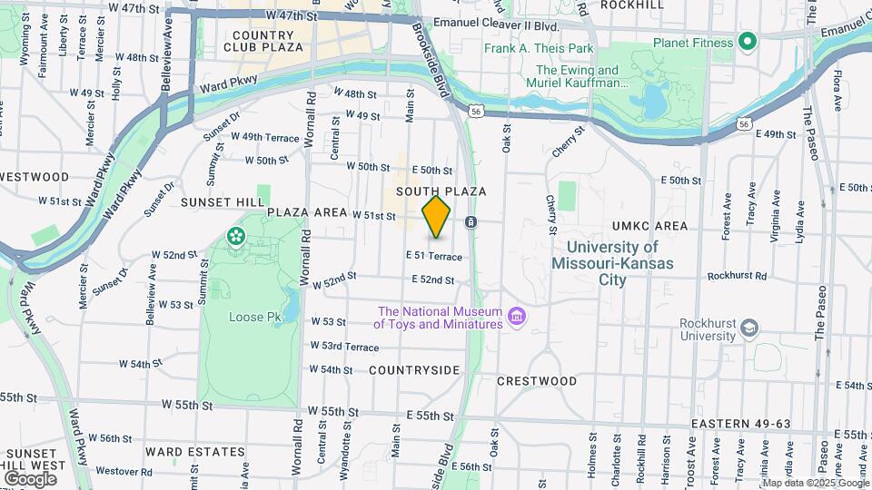 5125 Walnut St Map and Location Details