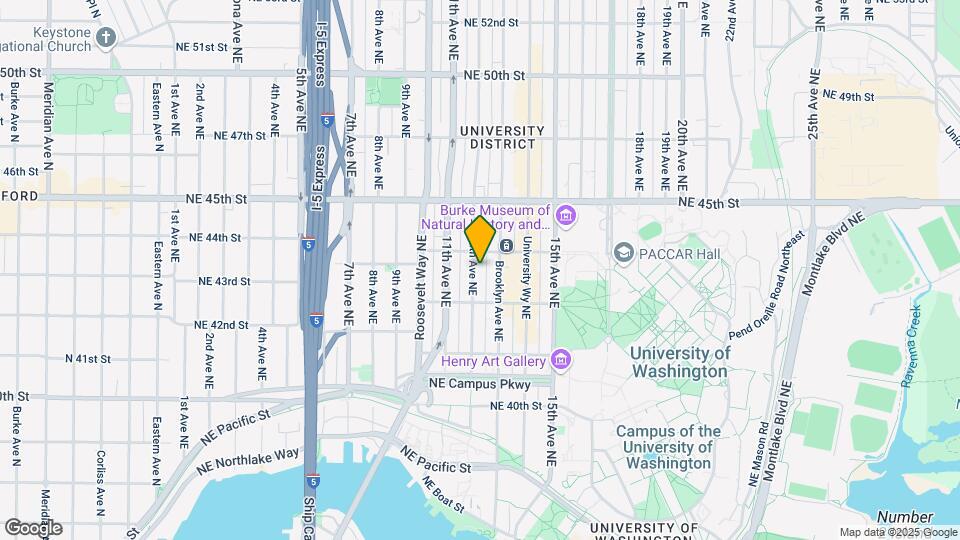 4230 12th Ave NE Mapa y Detalles de la Ubicación