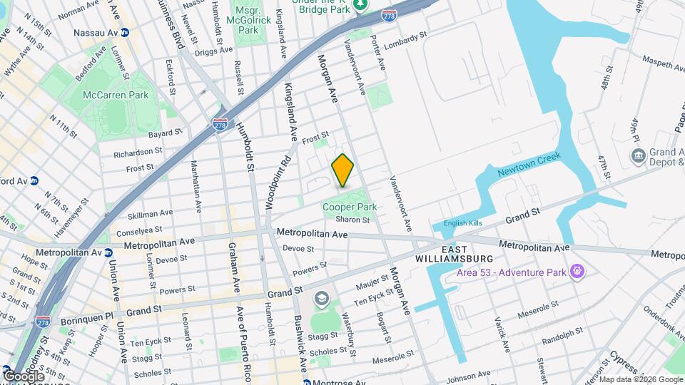 Kingsland Commons Family Housing Map and Location Details