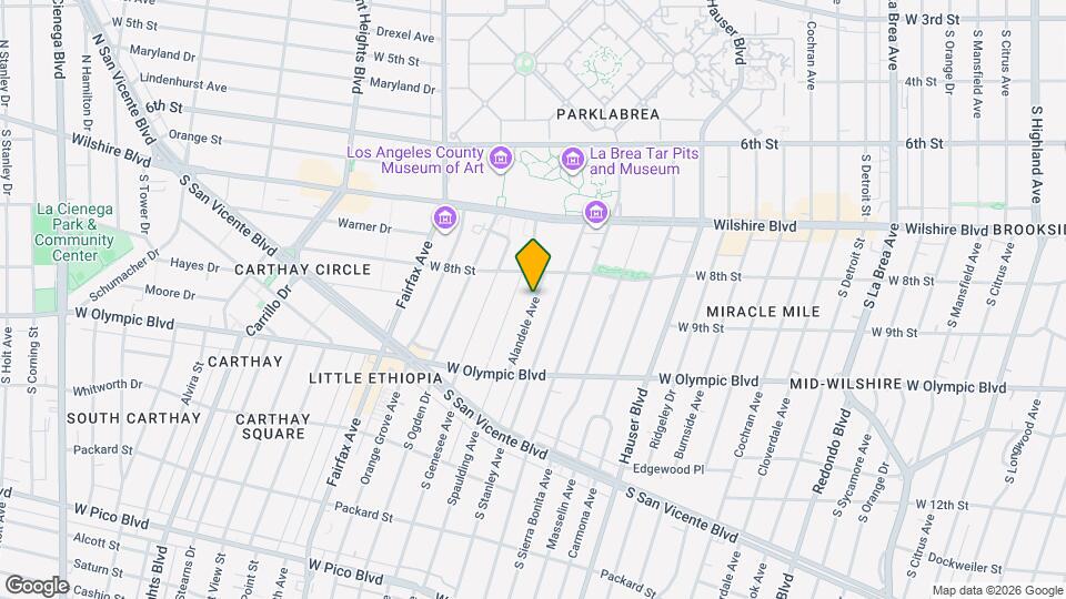 837 Alandele Ave, Unit 837 Mapa y Detalles de la Ubicación