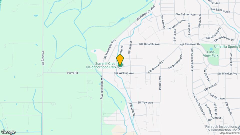 4832 SW Volcano Ave Map and Location Details