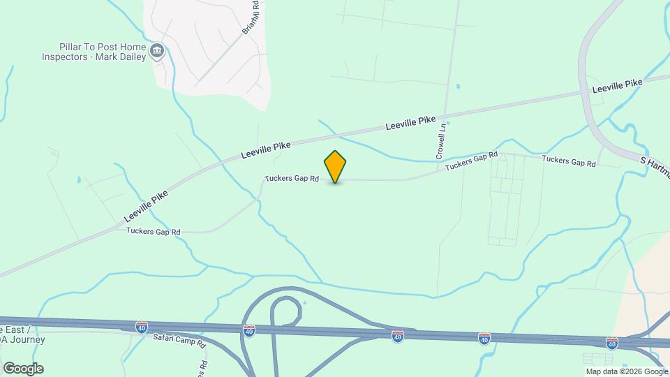 2150 Tuckers Gap Rd Map and Location Details