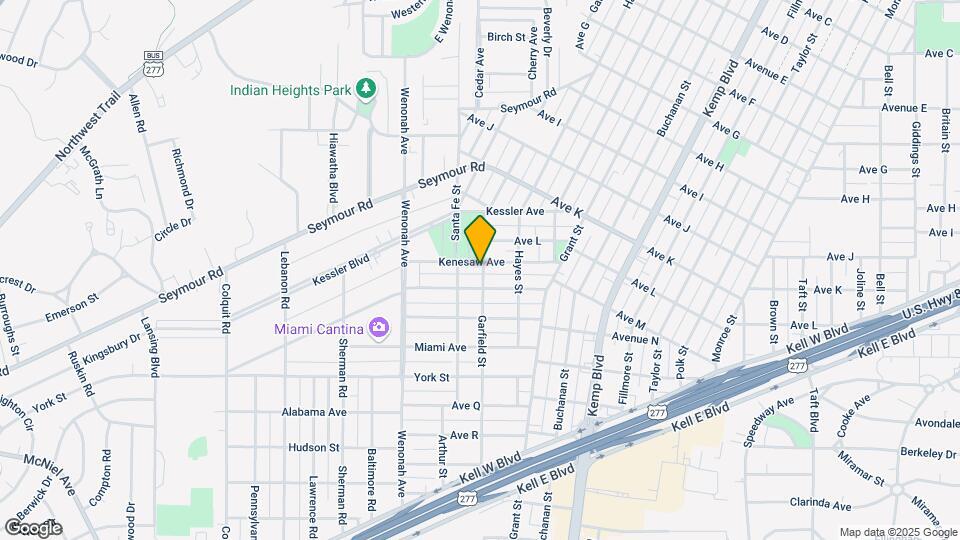 2210 Garfield St Map and Location Details