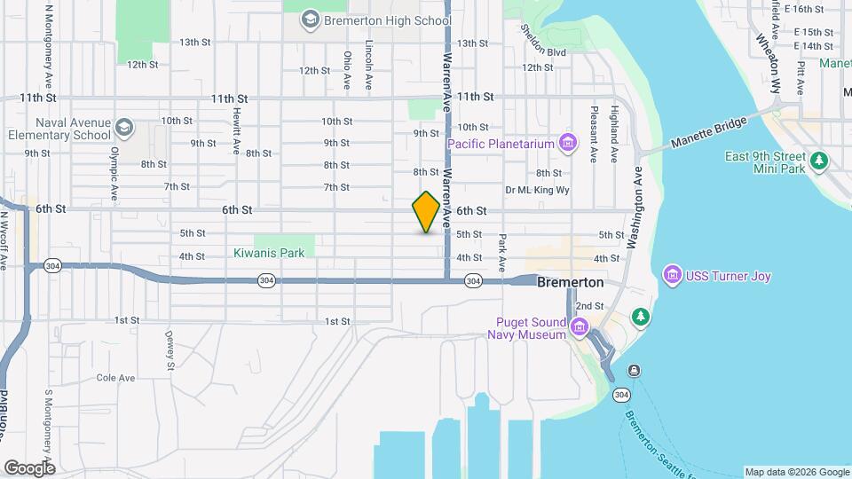 1019 1/2 5th St Map and Location Details