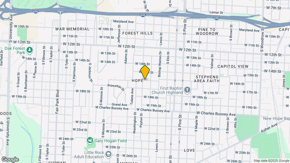 4321 W 16th St Map and Location Details