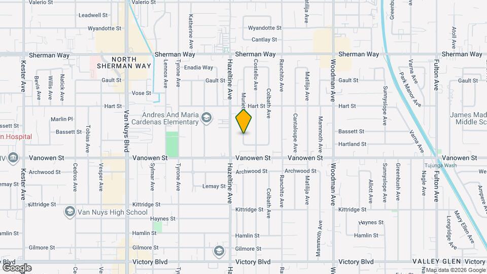 6827 Murietta Ave Map and Location Details