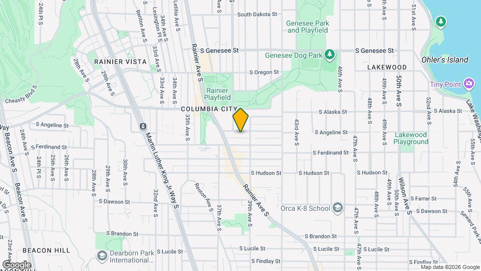 3819 S Angeline St Map and Location Details