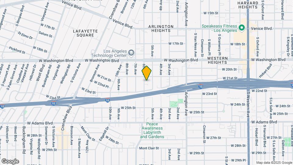 2122 6th Ave Map and Location Details
