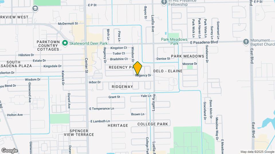 805 Regency Dr Mapa y Detalles de la Ubicación