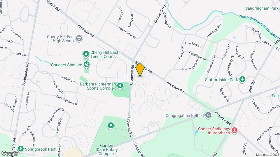 1314 Chanticleer Map and Location Details