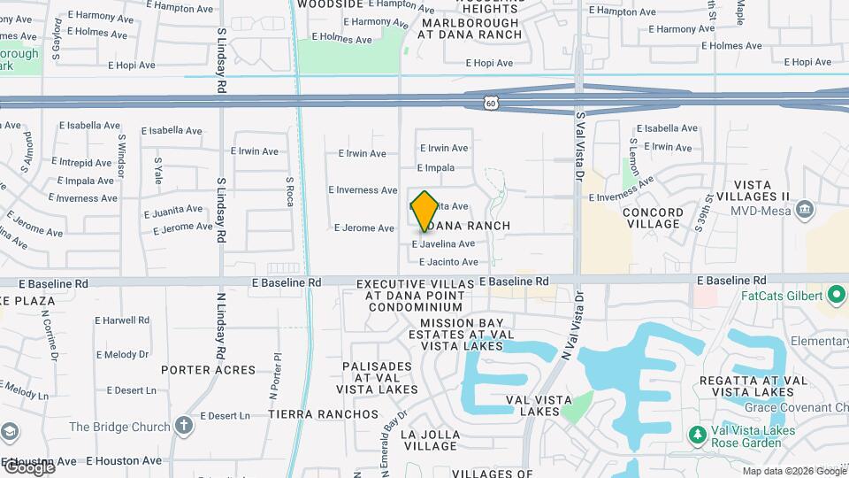 3238 E Javelina Ave Map and Location Details