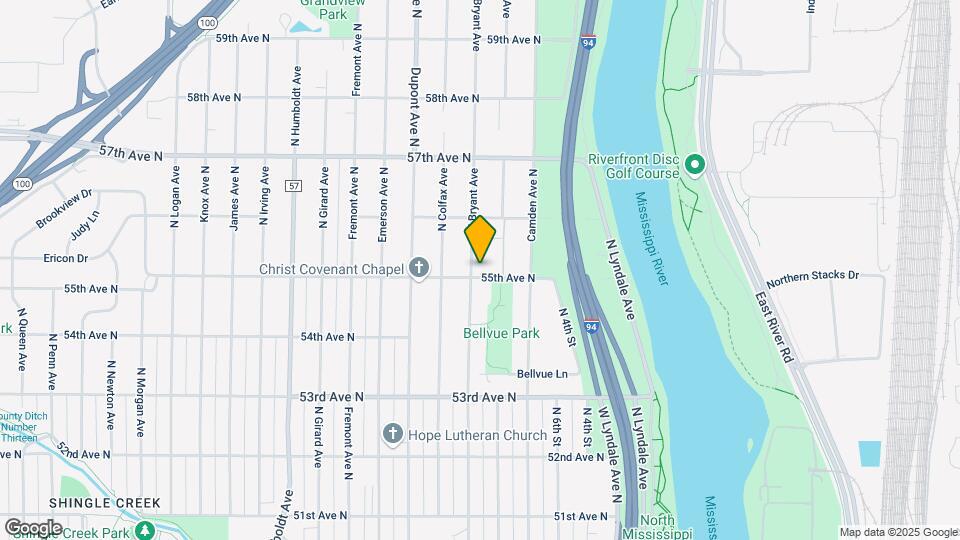 5500 Bryant Ave N Map and Location Details