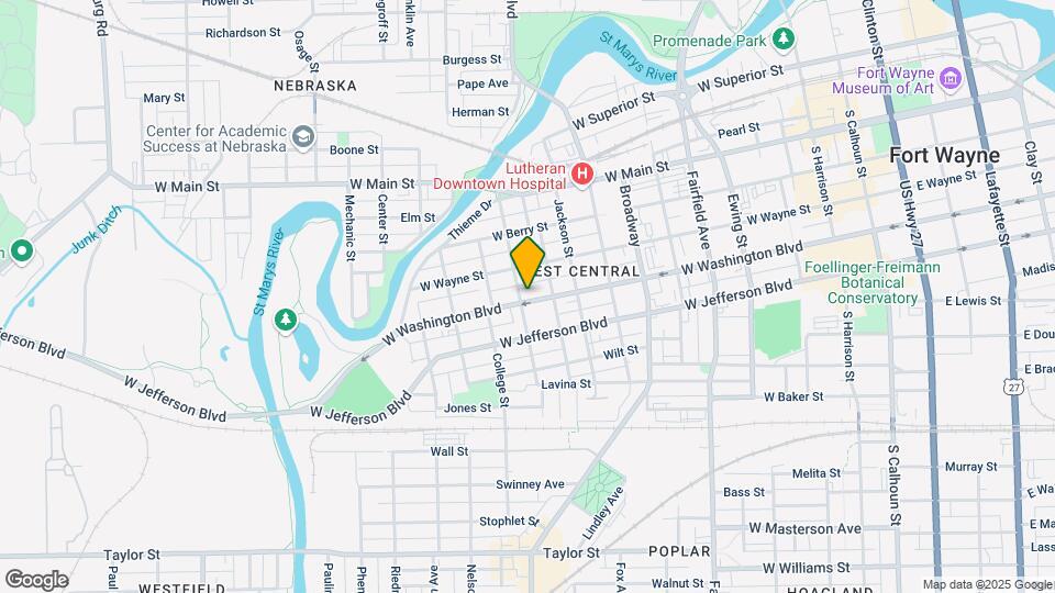 1032 W Washington Blvd Map and Location Details