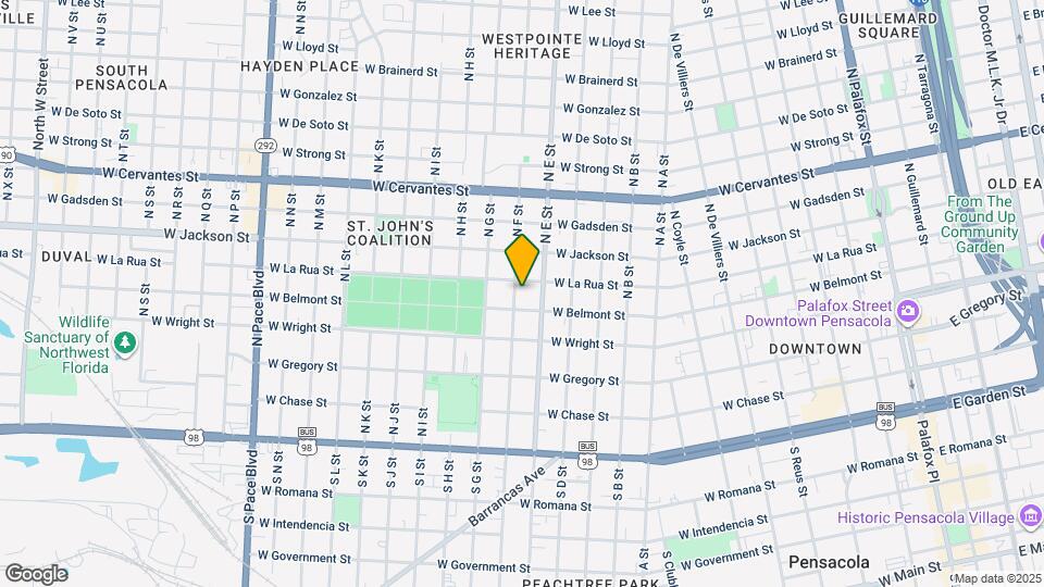 1103 W La Rua St Map and Location Details