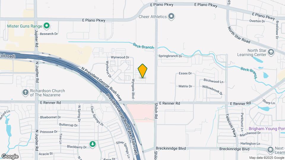 3545 Treasure Dr Map and Location Details