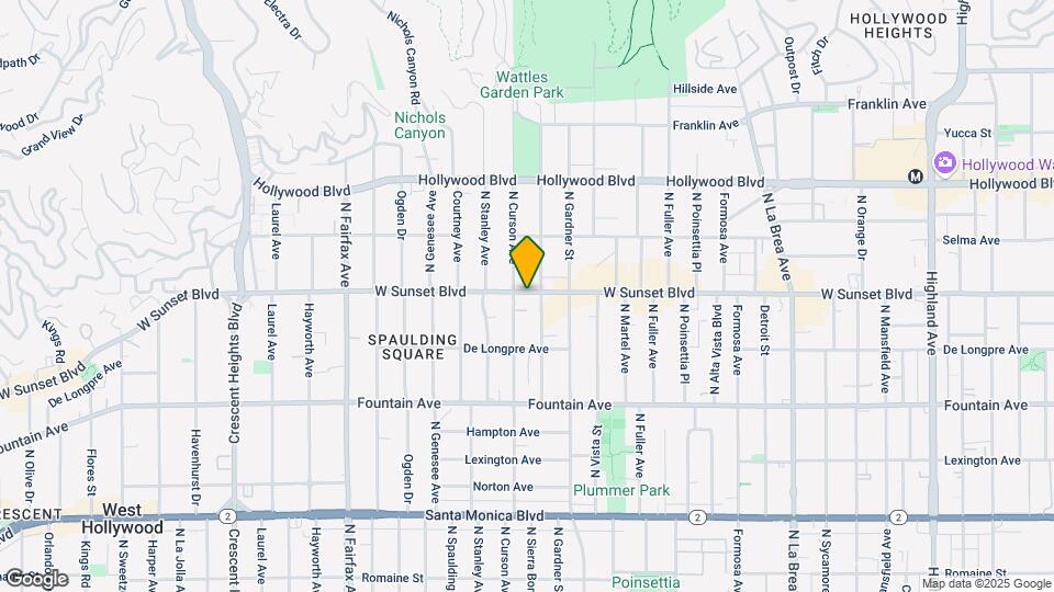 7566 Sunset Blvd-Unit -536-W Map and Location Details