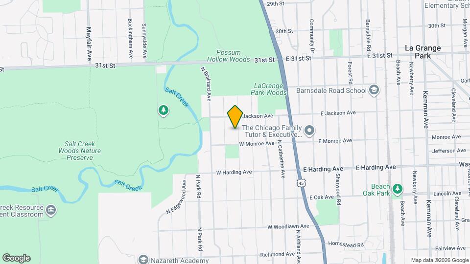 822 N Waiola Ave Map and Location Details