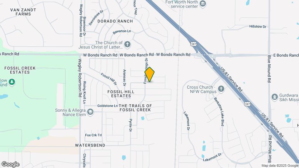 349 Lead Creek Dr Map and Location Details