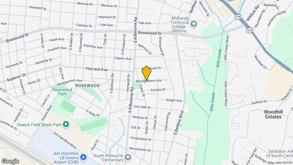 3820 Montgomery Ave Map and Location Details