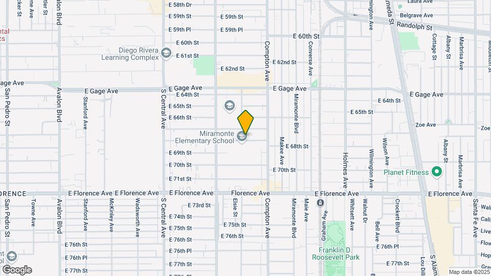 6718 Parmelee Ave Map and Location Details