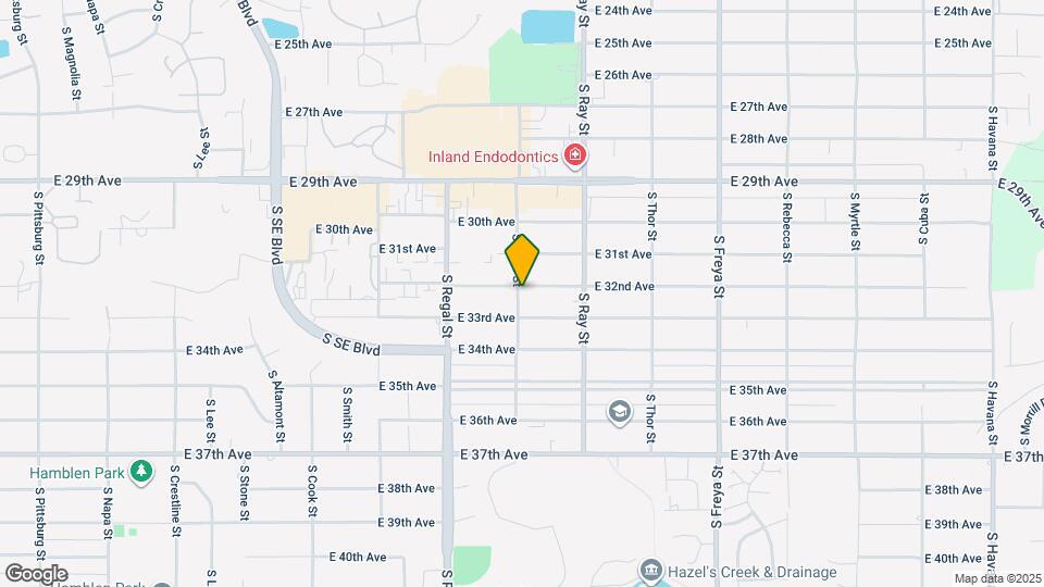 3207 S Fiske St Map and Location Details