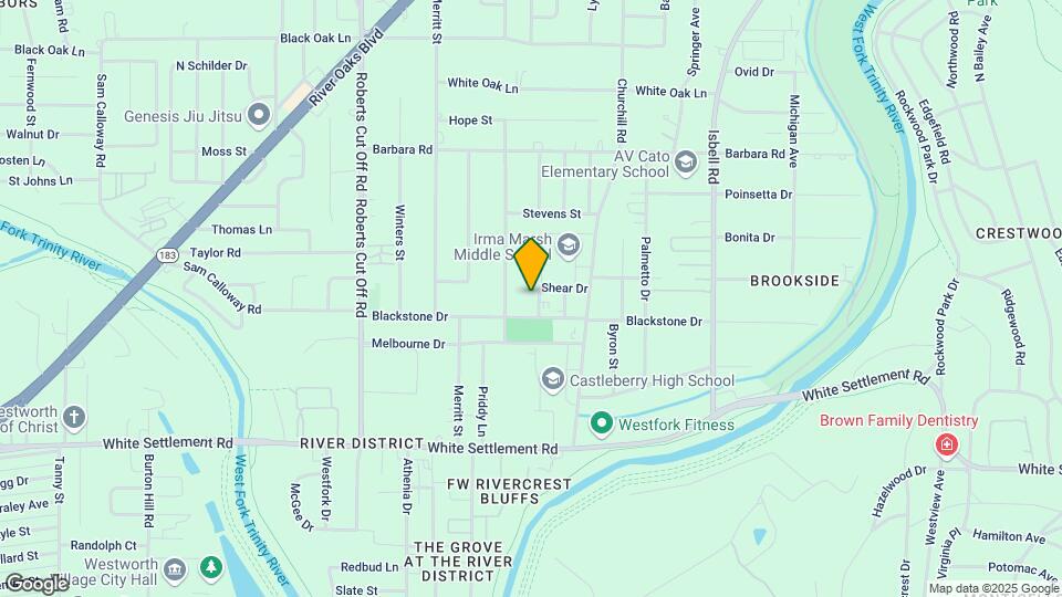 313 Worthview Dr Map and Location Details