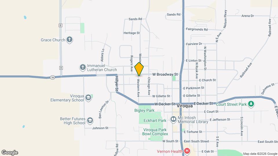 421 Western Ave Map and Location Details