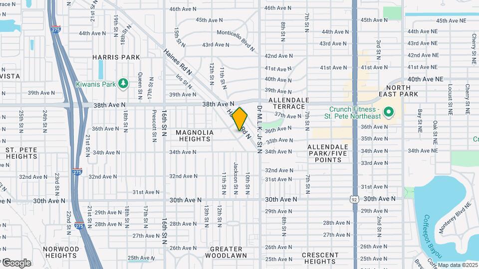 3505 Iris St N Map and Location Details