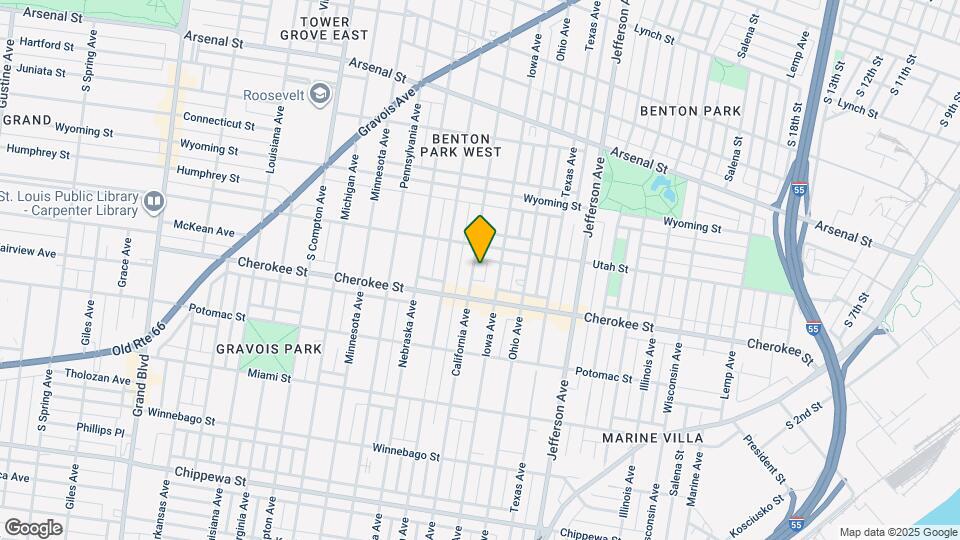 3326 California Ave Mapa y Detalles de la Ubicación