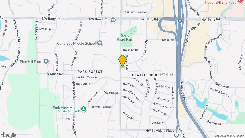 8013 N Congress Ave Map and Location Details