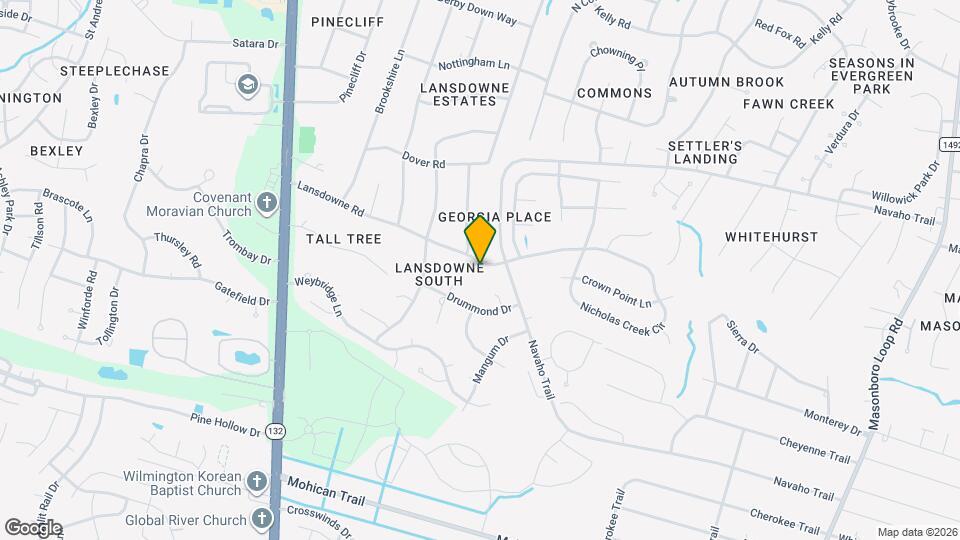 426 Lansdowne Rd Map and Location Details