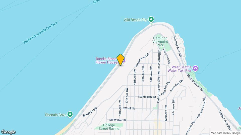 Regatta On Alki Mapa y Detalles de la Ubicación