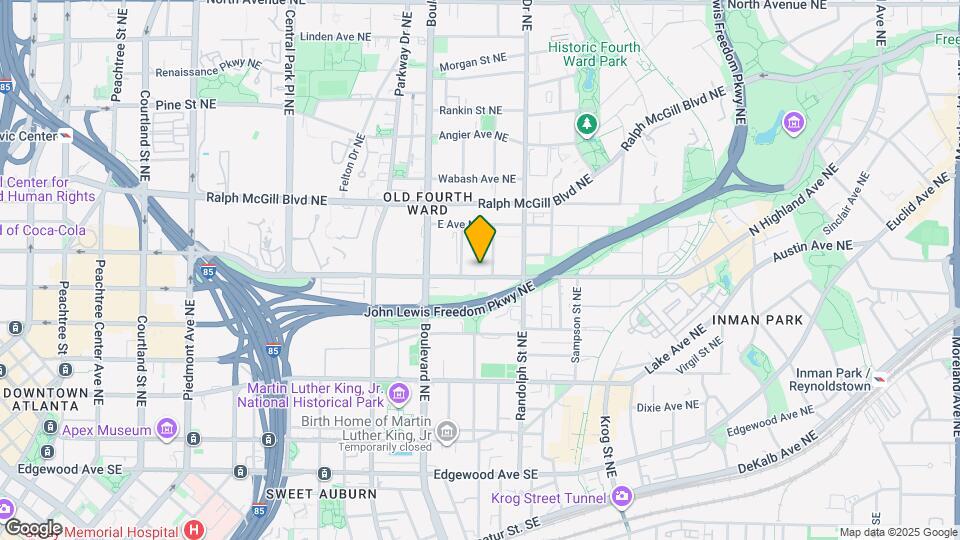 536 Highland Ave NE Map and Location Details