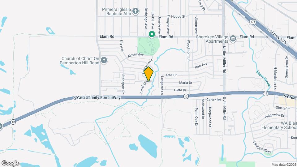 146 Creek Cove Dr Map and Location Details