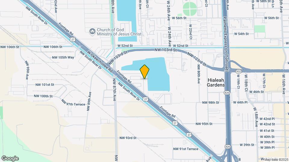 9911 W Okeechobee Rd Map and Location Details