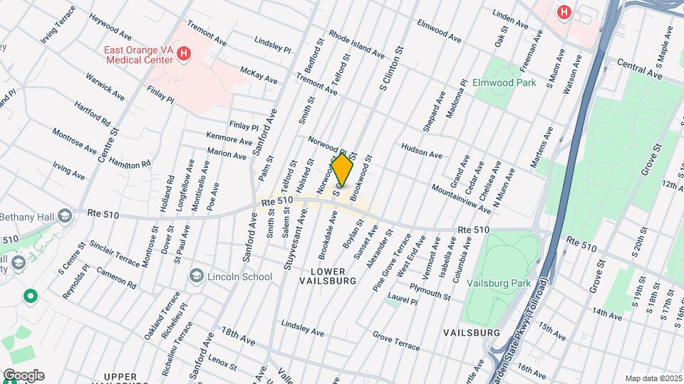 572 S Clinton St-Unit -1 Mapa y Detalles de la Ubicación