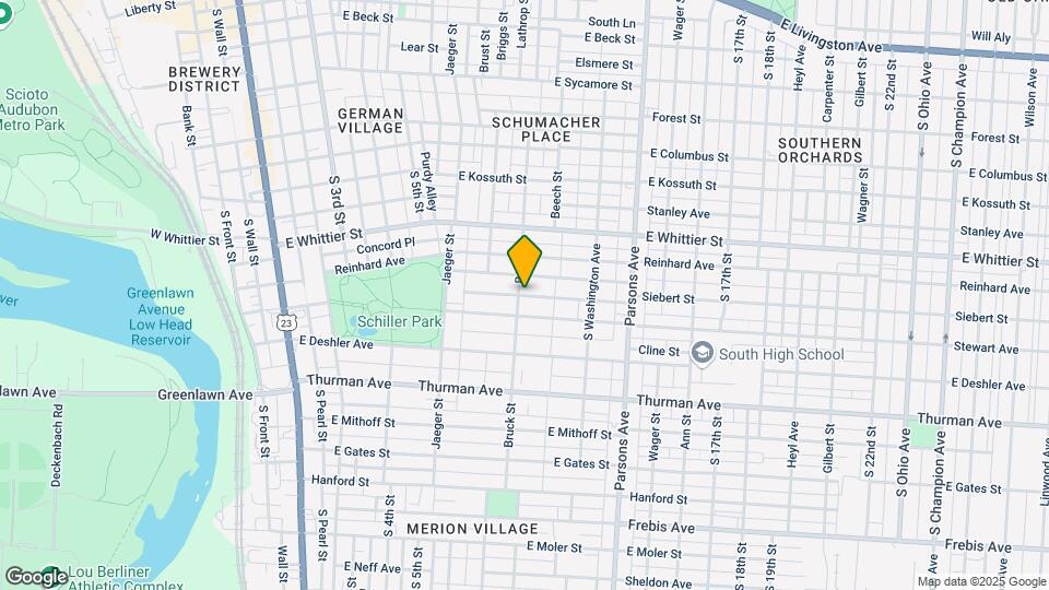 1014 Bruck St Map and Location Details