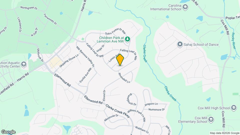 10173 Falling Leaf Dr NW Map and Location Details