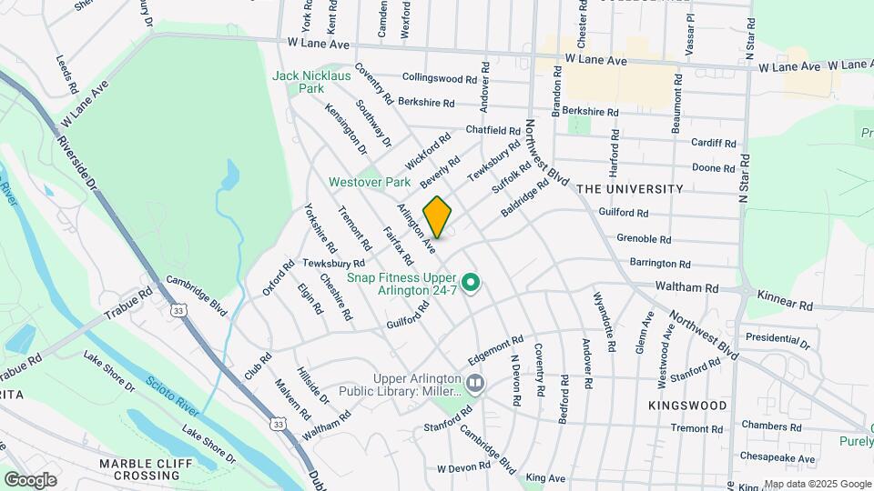 2166 Arlington Ave Mapa y Detalles de la Ubicación