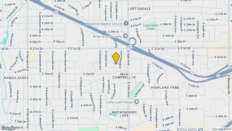 4541 E 32nd Pl Map and Location Details