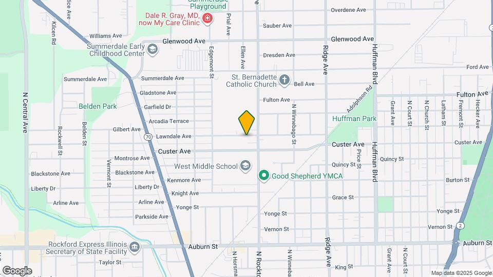 2516 Lawndale Ave Map and Location Details